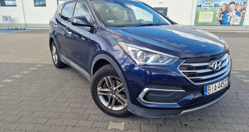 Hyundai Santa Fe cena 72500 przebieg: 102000, rok produkcji 2017 z Hrubieszów małe 79